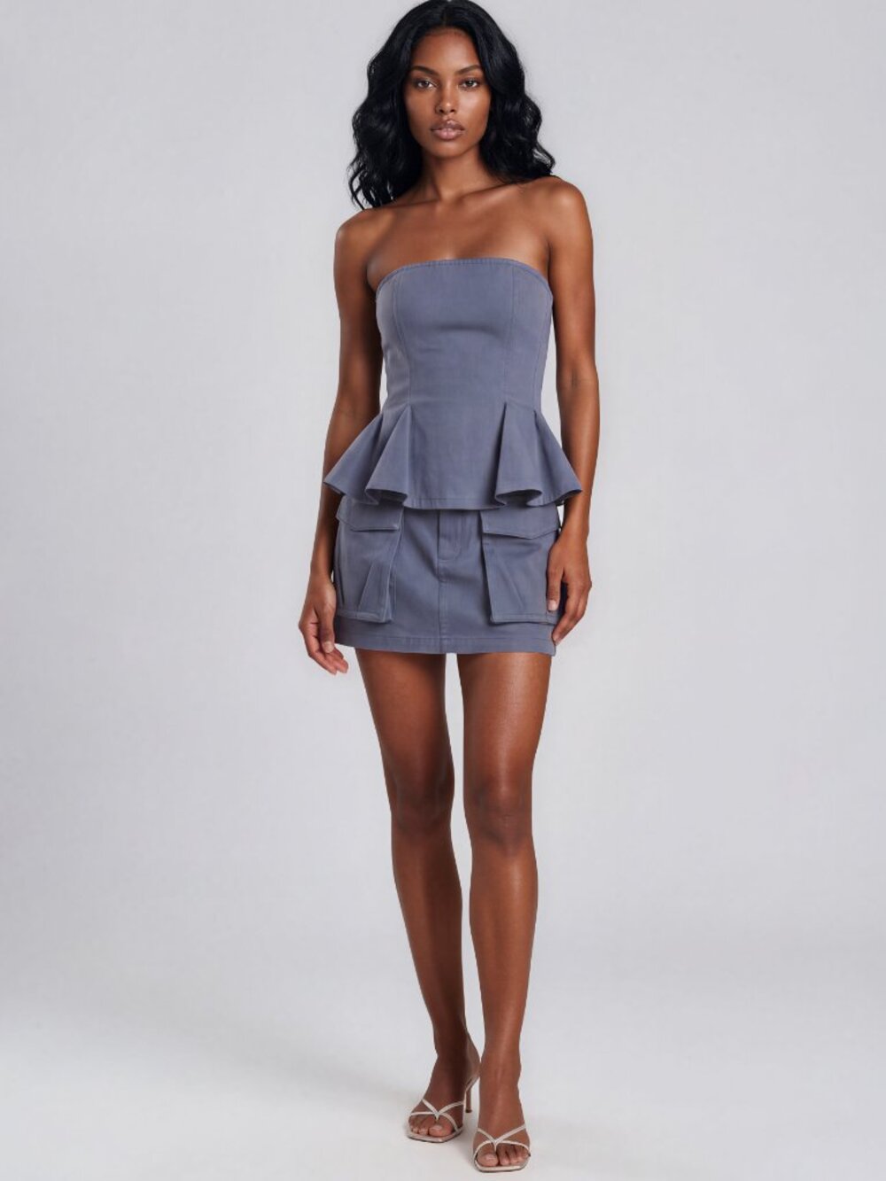 Sofie The Label Paule Bustier Top Blue